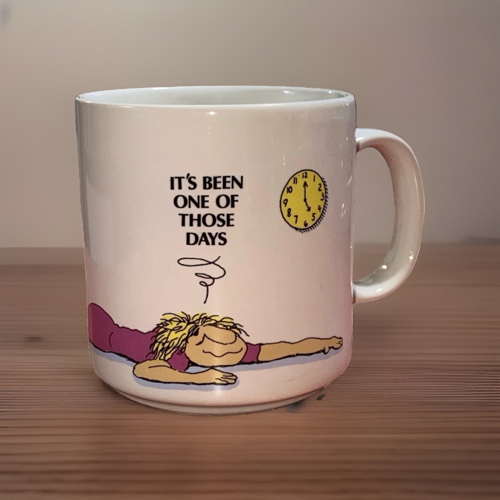 Vintage "It's Been One of Those Days" Mug Cup Russ Berrie & Co. 1990s Work Funny
